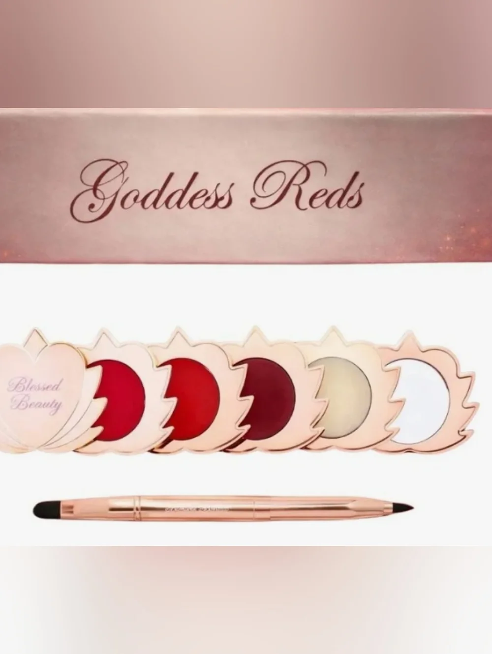 Blessed‎ Beauty Goddess Reds Natural Lip Cream Set